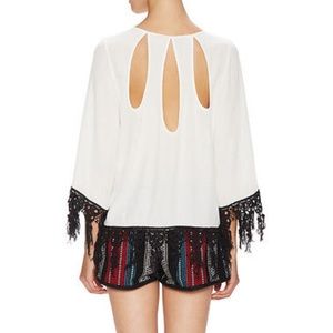 FOR LOVE & LEMONS Top Shirt  NWT W/ Cut Out XS